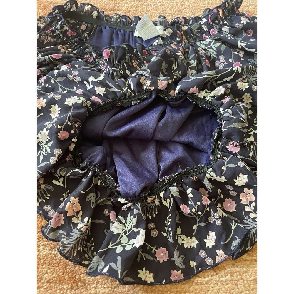 SAINTS & HEARTS FLORAL PRINT PUFF SLEEVES PEASANT BLOUSE USA Size S - Picture 7 of 7